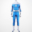 Men The Fantastic Four First Steps Costume - White Collar Jumpsuit Fantastic Four Suit Cosplay