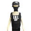 FBI Cop Costume - Black Blue Bullet Proof Vest FBI Cop Swat Cosplay