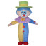 Giant Blue Clown Mascot Costume