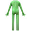 Kids Green Alien Costume - Bodysuit Mask Green Alien Cosplay