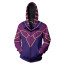 Yu-Gi-Oh! Dark Magician Costume - Purple Hoodie Dark Magician Cosplay