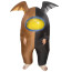 Among Us Black and Brown Vampire Bat Inflatable Costume - Among Us Black Brown Vampire Bat Cosplay
