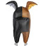 Among Us Black and Brown Vampire Bat Inflatable Costume - Among Us Black Brown Vampire Bat Cosplay