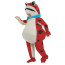 TikTok Red Frog Inflatable Costume - Red Frog Cosplay