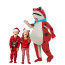 TikTok Red Frog Inflatable Costume - Red Frog Cosplay