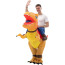 Jurassic World Riding Gallimimus Dinosaur Inflatable Costume - Riding Gallimimus Dino Cosplay