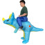 Jurassic World Riding Triceratops Dinosaur Inflatable Costume - Riding Triceratops Dino Cosplay