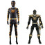Power Rangers Dino Thunder Black Dino Ranger Tommy Oliver Costume - Black Dino Ranger Tommy Oliver Cosplay
