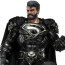 Dark Nights: Metal Superman Black Version Costume - Bodysuit Cape Set Superman Black Version Cosplay