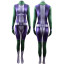 Marvel She Hulk Suit Lycra Cosplay Costume