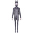 Labubu The Monsters Hidden ID Costume - Grey Bodysuit Mask Set Grey Labubu Cosplay