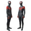 Spider-Man Across the Spider-Verse Miles Morales Costume - Red Black Bodyuit Miles Morales Cosplay
