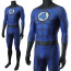 The Fantastic Four Mister Fantastic Costume - Muscle Pattern Navy Bodysuit Mr Fantastic Cosplay