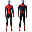 Green Lantern Red Lantern Hal Jordan Costume - Red Black Muscle Pattern Bodysuit Red Lantern Cosplay