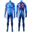 Metroid: Zero Mission Samus Aran Costume - Blue Bodysuit Samus Aran Cosplay