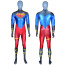 Teen Titans Superboy Kon-El Conner Costume - Black Shoulder Bodysuit Superboy Cosplay