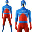 Justice League The Atom Ray Palmer Costume - Blue Red Bodysuit Atom Cosplay