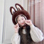 Labubu The Monsters Zimomo Mask Prop - Brown Zimomo Plush Cosplay Costume Mask