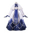 Hatsune Miku Snow Miku Costume - Blue White Dress Full Set Snow Miku Cosplay