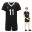 Haikyuu Osamu Miya Costume - Black Jersey Osamu Miya Cosplay