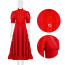 Pearl Movie 2022 Pearl Costume - Red Dress Pearl Cosplay