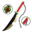 Sound Hashira Uzui Tengen Dual Nichirin Cleavers From Demon Slayer Cosplay Costume Prop