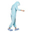 Kids Blue Rabbit Costume - Onesie Jumpsuit Blue Rabbit Cosplay