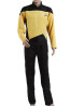 Star Trek The Next Generation TNG Yellow Uniform Cosplay Costume