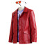 Fight Club Tyler Durden Costume - Red Jacket Shirt Glasses Set Tyler Durden Cosplay