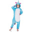 Kids Blue Rainbow Tail Unicorn Costume - Onesie Jumpsuit Blue Rainbow Tail Unicorn Cosplay