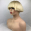 Tyler The Creator Wig - Short Blonde Wig Tyler The Creator Cosplay Costume