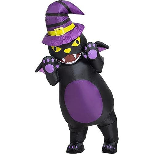 Black Witch Cat Inflatable Costume - Black Witch Cat Cosplay