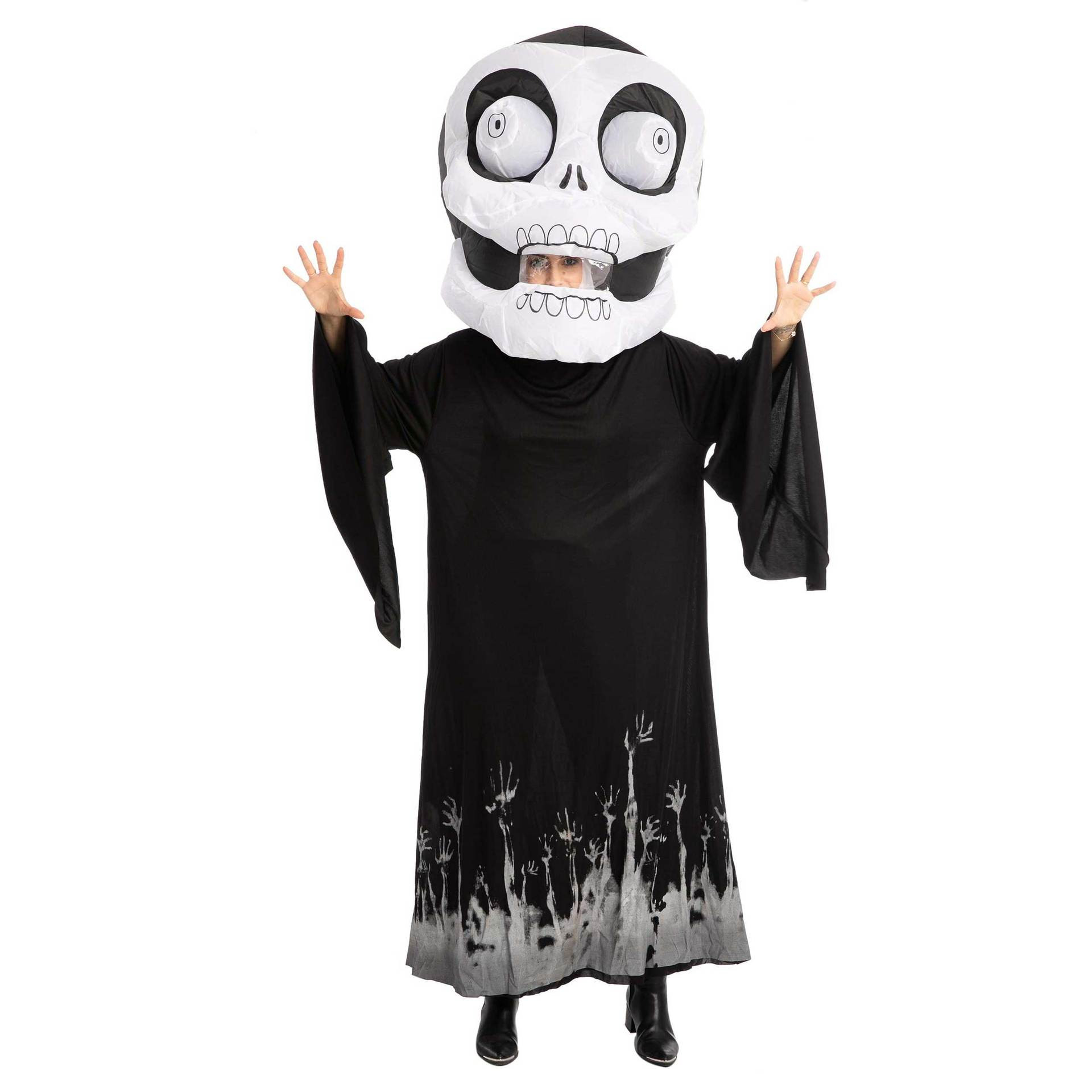 Skull Head Inflatable Halloween Cosplay Costume