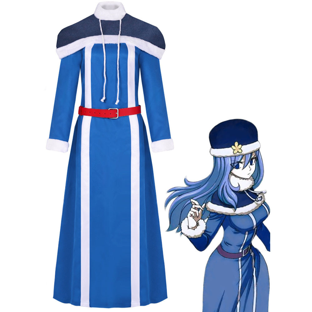 Fairy Tail Juvia Lockser Costume - Blue Dress Juvia Lockser Cosplay