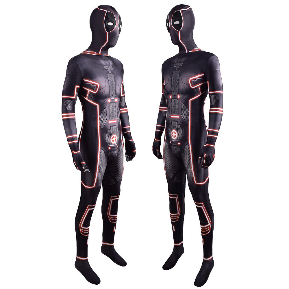 Deadpool Black Deadpool Costume - Bodysuit Black Deadpool Cosplay