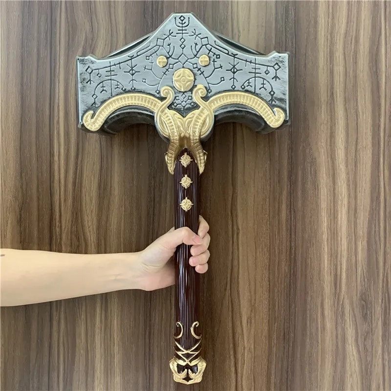 God Of War Ragnarok Thor Hammer Mjolnir - Mjolnir Cosplay Costume Prop