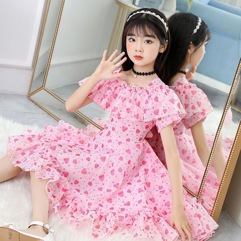 Strawberry Shortcake Costume - Ruffle Dress Strawberry Shortcake Cosplay