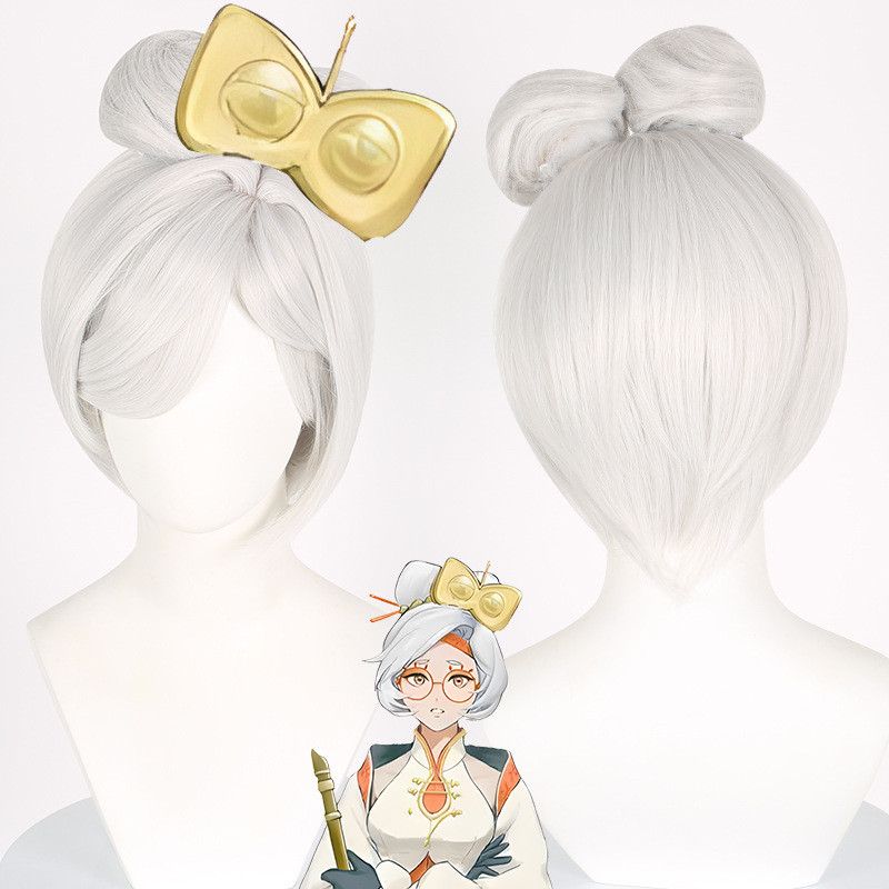 The Legend Of Zelda Tears Of The Kingdom Purah Wig - Purah Costume Wig Prop