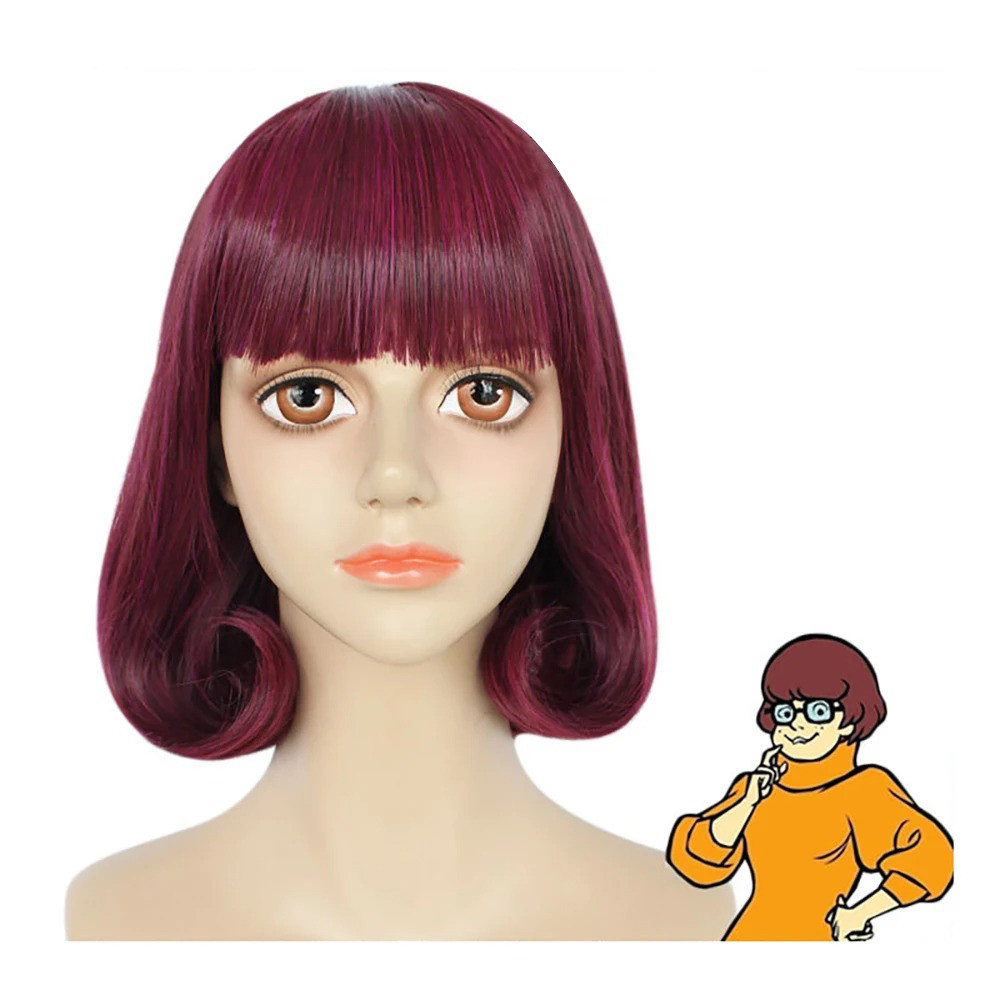 Scooby-Doo Velma Dinkley Wig - Velma Dinkley Cosplay Wig Prop
