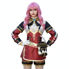 Genshin Impact Charlotte Costume - Full Set Charlotte Cosplay