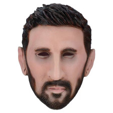 Lionel Messi Mask - Latex Full Face Mask Lionel Messi Costume Cosplay Prop