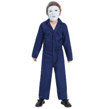 Boys Michael Myers Costume - Overalls Mask Set Michael Myers Cosplay