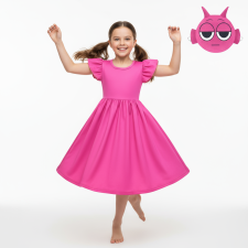 Girls Sprunki Durple Costume - Dress Mask Set Purple Sprunki Cosplay