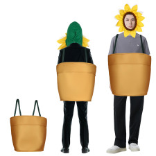 Sunflower With Pot Costume - Suit Flowerpot Cosplay