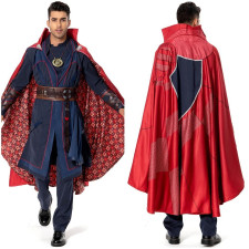 Dr. Strange Multiverse of Madness Costume - Red Cloak Dr Strange Cosplay