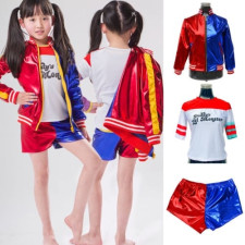 Girls Harley Quinn Complete Cosplay Costume