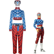 JoJo's Bizarre Adventure Guido Mista Costume - Sweater Pants Hat Set Guido Mista Cosplay