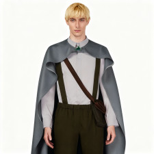 The Lord of the Rings Samwise Gamgee Costume - Cloak Shirt Pants Bag Set Samwise Cosplay