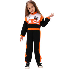 Kids Racing Suit Costume - Jumpsuit Racer Driver Cosplay