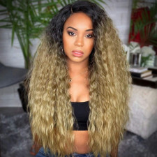 Beyonce Wig - Long Curly Ombre Wig Beyonce Cosplay Costume